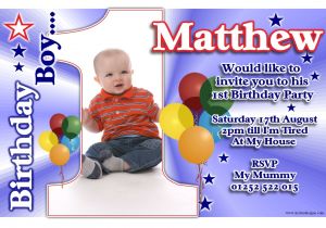 Baby First Tv Birthday Invitations Birthday Colors Baby Boy Birthday Party Invitation