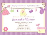 Baby Girl Shower Invitations Printables Baby Shower Invitation Baby Clothes Purple Pink and Yellow