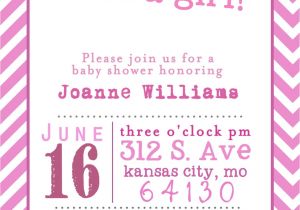 Baby Girl Shower Invitations Printables Template Free Printable Baby Shower Girl Invitation