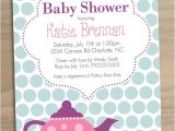 Baby Girl Shower Tea Party Invitations Free Printable Girl Baby Shower Invitation