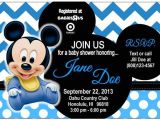 Baby Mickey Mouse Baby Shower Invitations 17 Best Images About Baby Shower Mickey On Pinterest
