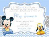 Baby Mickey Mouse Baby Shower Invitations Baby Mickey Mouse Baby Shower Invitations