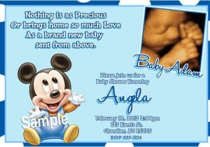 Baby Mickey Mouse Baby Shower Invitations Mickey Mouse Baby Shower Invitations Baby Mickey Mouse Baby