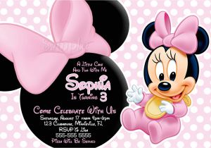 Baby Minnie Mouse Baby Shower Invitations Free Printable Baby Minnie Mouse Invitations Yourweek