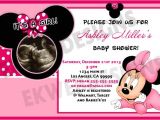 Baby Minnie Mouse Baby Shower Invitations Minnie Mouse Baby Shower Decorations Baby Shower