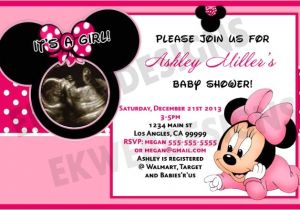 Baby Minnie Mouse Baby Shower Invitations Minnie Mouse Baby Shower Decorations Baby Shower