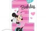 Baby Minnie Mouse First Birthday Invitations Baby Minnie Mouse First 1st Birthday Invitations Birthday