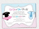 Baby Reveal Party Invitation Templates Gender Reveal Party Invitations Template Best Template