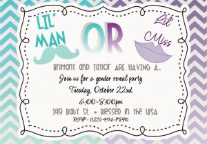 Baby Reveal Party Invitation Templates Twin Gender Reveal Party Invitations Templates