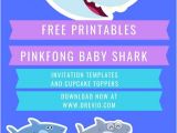 Baby Shark Birthday Invitation Template Free Download Free Printable Baby Shark Pinkfong Birthday Invitation