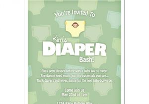Baby Shower and Diaper Party Invitation Wording 8 Diaper Party Shower Invitations