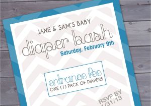 Baby Shower and Diaper Party Invitation Wording Diaper Party Invitation Wording Template