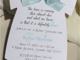 Baby Shower Boy Invitation Ideas Baby Shower Invitation for Boy In Shape Of Esie with