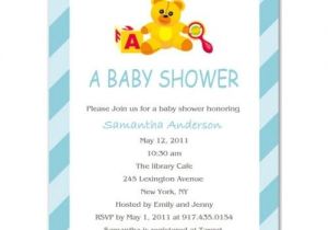 Baby Shower Boy Invitation Ideas Cute Bear Boy Baby Shower Invitation Bs025 500×500 Boy