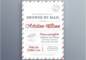 Baby Shower by Mail Invitations Baby Shower by Mail Invitations