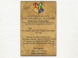 Baby Shower Invitation Acceptance Inspired by the Hogwarts Acceptance Letter This Invite