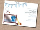 Baby Shower Invitation Acceptance theme Sports themed Baby Shower Invitation Acceptance