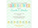 Baby Shower Invitation Ideas for Unknown Gender Baby Owl Twins Gender Unknown Baby Shower Personalized