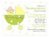 Baby Shower Invitation Ideas for Unknown Gender Baby Shower Invitation for Gender Unknown Carriage