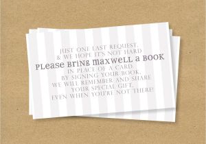 Baby Shower Invitation Inserts Bring Book Baby Shower Bring A Book Insert Vintage Baby by Henandco
