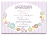 Baby Shower Invitation Language Cute as A button Baby Shower Invitations Girl or by