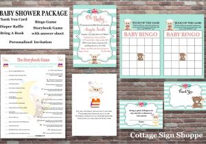 Baby Shower Invitation Packages Baby Shower Package Baby Shower Invitation Baby Shower