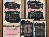Baby Shower Invitation Packages Babyq Baby Shower Invitation Package Rustic by