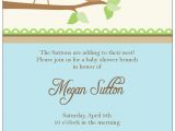 Baby Shower Invitation Postcards Template Baby Shower Invitation Cards