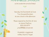 Baby Shower Invitation Text Template Free Line Baby Shower Invitation Templates