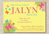 Baby Shower Invitation with Baby Name butterfly Baby Shower Invitation Featuring Baby Name