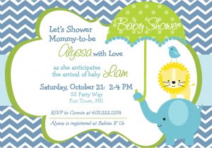 Baby Shower Invitation with Picture Baby Shower Invitations for Boy & Girls Baby Shower