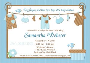 Baby Shower Invitation with Picture Ideas for Boys Baby Shower Invitations