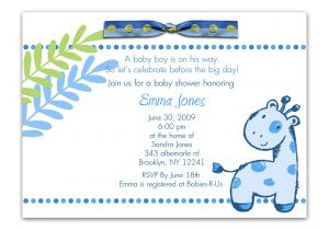 Baby Shower Invitation Wording for Early Arrival Baby Shower Invitation Baby Shower Invitation Wording