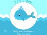 Baby Shower Invitation Wording for Early Arrival Blue Baby Whale It S A Boy Card Design Baby Shower