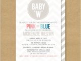 Baby Shower Invitation Wording Ideas for Unknown Gender Baby Shower Invitation Gender Neutral Boy or Girl by Henandco