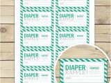 Baby Shower Invitations and Diaper Raffle Tickets Green Baby Shower Diaper Raffle Tickets Printable Instant