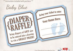 Baby Shower Invitations and Diaper Raffle Tickets Instant Download Printable Baby Shower Diaper Raffle Tickets