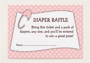 Baby Shower Invitations and Diaper Raffle Tickets Pink Baby Shower Diaper Raffle Ticket Insert