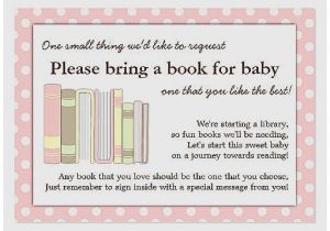 Baby Shower Invitations Bring A Book Instead Of Card Baby Shower Invitation Beautiful Baby Shower Invite