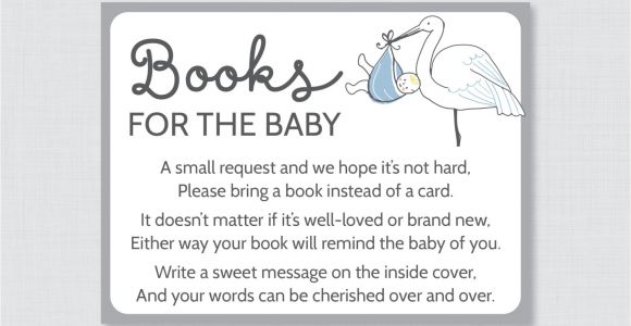 Baby Shower Invitations Bring A Book Instead Of Card Stork Baby Shower Bring A Book Instead Of A Card Invitation