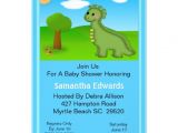 Baby Shower Invitations Dinosaur theme Dino theme Baby Shower Invitation 5" X 7" Invitation Card