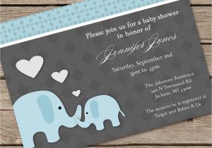 Baby Shower Invitations Elephant Elephant Baby Shower Invitations Baby Shower Decoration