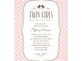 Baby Shower Invitations for Twin Girls Twin Girl Baby Shower Invitations 5" X 7" Invitation Card