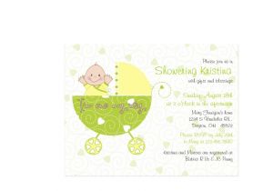 Baby Shower Invitations for Unknown Gender Baby Shower Invitation for Gender Unknown Carriage