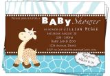 Baby Shower Invitations Giraffe theme Giraffe Baby Shower Invitations Printable Digital Party by