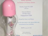 Baby Shower Invitations In A Bottle Get Your Party Started Shower Gallery