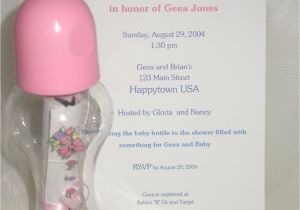 Baby Shower Invitations In A Bottle Get Your Party Started Shower Gallery