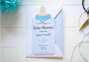 Baby Shower Invitations In A Bottle Message In A Bottle Baby Shower Invitations Baby Shower