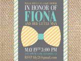 Baby Shower Invitations In Honor Of Baby Shower Bow Tie Invitations Choice Image Baby Shower