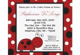 Baby Shower Invitations Ladybug theme Ladybug Baby Shower Invitation and theme Unique Baby